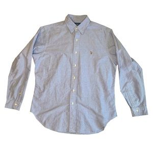 Polo Ralph Lauren Light Blue Oxford Cotton Shirt